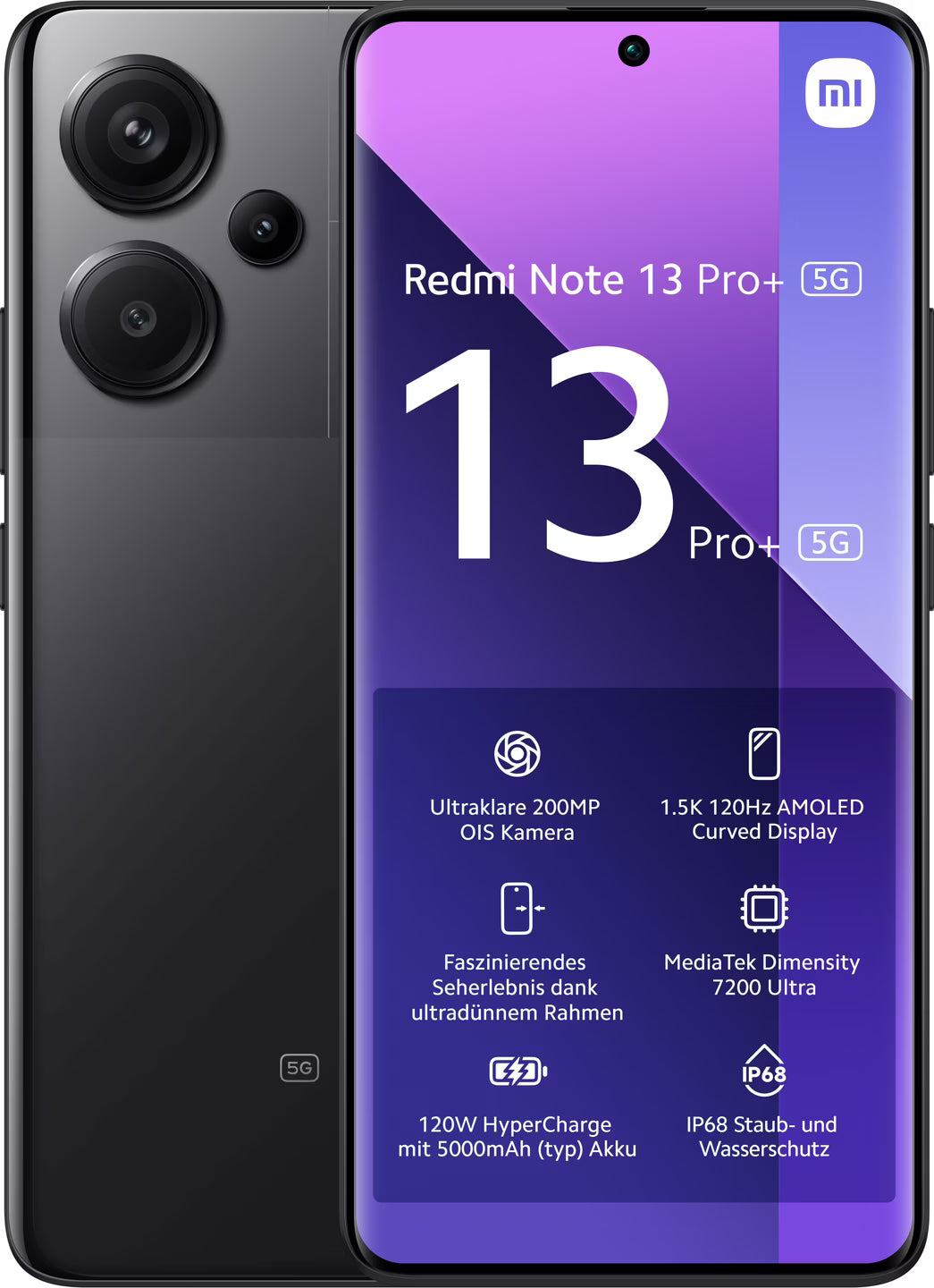 Redmi Note 13 Pro+ 5G – 256GB Speicher / 12 GB RAM