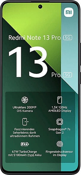 Redmi Note 13 – 512 GB Speicher / 8 GB RAM